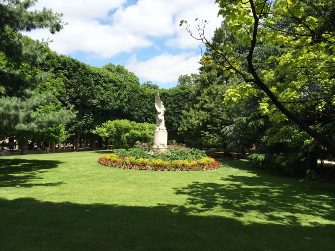 In the Jardin Du Lixembourg. 
