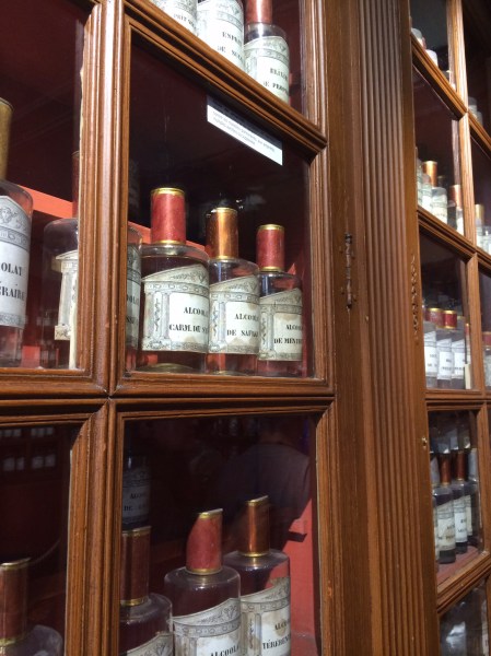 The old medicine bottles 